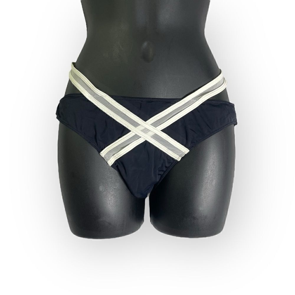 Super Fly Honey Pole Apparel Bottoms Black and White Lace Strappy